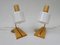 Bedside Table Lamps in Copper and Glass from Temde, 1960s, Set of 2 3