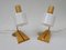Bedside Table Lamps in Copper and Glass from Temde, 1960s, Set of 2, Image 3
