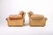 Patinated Leather Lounge Chairs by Tobia Scarpa for B&b Italia / C&b Italia, 1970s, Set of 2 5