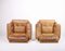 Patinated Leather Lounge Chairs by Tobia Scarpa for B&b Italia / C&b Italia, 1970s, Set of 2, Image 3