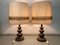 Fat Lava Ceramic Table Lamps, Germany, 1960s, Set of 2 2