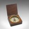 Antiker viktorianischer Pocket Explorers Compass, England 1