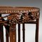 Victorian Carved Campaign Table, 1880s 8