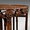 Victorian Carved Campaign Table, 1880s, Image 8