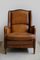 Dainty Lounge Chair in Leather, 1980s, Image 1