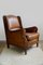 Dainty Lounge Chair in Leather, 1980s, Image 6