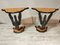 Vintage Italian Lacquered and Painted Console, Set of 2 1