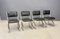 Italian Chairs in Black, 1970s, Set of 4, Image 1