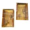 Mid-Century Modern Rectangular Italian Wall Sconces, 1970s, Set of 2, Image 1