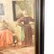 La mujer con una criada, siglo XX, óleo sobre lienzo, enmarcado, Imagen 4