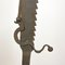 Antique Dutch Wrought Iron Saw-Tooth Fireplace Hanger, 1700s 5