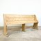 Antique Swedish Church Bench 4