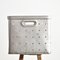 Caja apilable vintage de aluminio, Imagen 4
