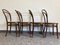 Vintage Neapolitan Ebonized Chairs by Michael Thonet for Sautto & Liberale, Set of 4 3