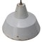 Vintage Dutch Industrial Grey Enamel Factory Pendant Light from Philips, Image 2