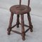 Mid-Century French Oak Turned Occasional Chair, Image 2