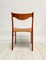 Teak Paper Cord Dining Chairs by Arne Wahl Iversen for Glyngøre Stølefabrik, 1950s, Set of 3, Image 4