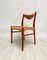 Teak Paper Cord Dining Chairs by Arne Wahl Iversen for Glyngøre Stølefabrik, 1950s, Set of 3 3