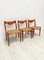 Teak Paper Cord Dining Chairs by Arne Wahl Iversen for Glyngøre Stølefabrik, 1950s, Set of 3 2