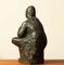 Swedish Brass Statue of a Sitting Woman by Thure Thörn, 1960s 10