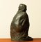 Swedish Brass Statue of a Sitting Woman by Thure Thörn, 1960s, Image 7