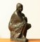 Swedish Brass Statue of a Sitting Woman by Thure Thörn, 1960s 6