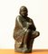 Swedish Brass Statue of a Sitting Woman by Thure Thörn, 1960s 1