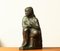 Swedish Brass Statue of a Sitting Woman by Thure Thörn, 1960s 12