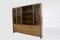 Vintage Bücherregal aus Holz & Glas von Pierre Balmain 7