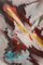 Dessin Abstrait Multicolore, 20ème Siècle, Huile sur Papier, Encadré 3