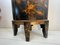 Antique Chinese Black Lacquered Corner Cabinet, 19th Century, Image 25