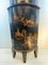 Antique Chinese Black Lacquered Corner Cabinet, 19th Century, Image 6