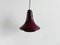 Swedish Purple Glass Pendant Lamp by Hans Agne Jakobsson for Svera, 1960s 2
