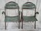 Vintage French Bistro Folding Armchairs, Set of 2 2