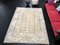 Tapis Vintage en Laine Beige Pâle 1