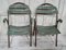 Vintage French Bistro Folding Armchairs, Set of 2, Image 2