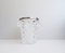 Crystal Glass Champagne Bucket with Silver Rim 1