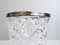 Crystal Glass Champagne Bucket with Silver Rim 5