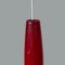 Italian Red Pendants in Murano Glass by Alessandro Pianon for Vistosi, 1960s, Image 21