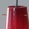 Italian Red Pendants in Murano Glass by Alessandro Pianon for Vistosi, 1960s, Image 20