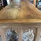 Large Dining Room Table in Oak Wood, Image 8