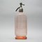 Art Deco Seltzer Rosa Soda Siphon von Freres Bellevue Hayange 1