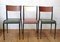 Vintage Leather Model 510 Chairs from Mullca, 1950s, Set of 3 1