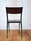 Vintage Leather Model 510 Chairs from Mullca, 1950s, Set of 3 8