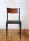 Vintage Leather Model 510 Chairs from Mullca, 1950s, Set of 3 10