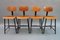 Work Chairs from University of Frankfurt, 1960s, Set of 4 1