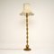 Solid Brass Floor Lamp, 1930s 1
