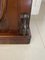 Antique Victorian Figured Mahogany Glazed Cupboard, Image 5