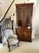 Antique Victorian Figured Mahogany Glazed Cupboard 3