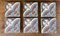 Antique French Tiles, Set of 6 1